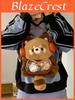 Raccoon Plush Backpack With Nylon Material Soft Serve For Daily Commute And Casual Use