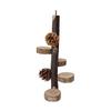 Parrots Grinding Scratchers Perch Pinecone Bird Stand Cage Toy Ladder Rack Toy Grinding Perch Supplies