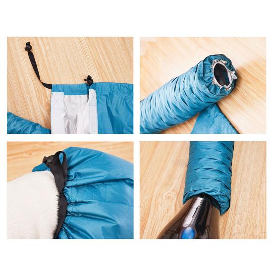 Pet Drying Bag Dogs Fast Drying Tool Compatible with Blow Dryers Portable Pet Hair Dryer Bag for Small Medium Large Fluffy Dogs And Cats