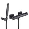 LAVEO Tores Wall-mounted Shower Faucet with Shower Set, Black