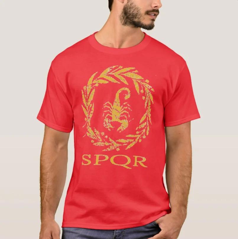 Roman Legion SPQR Praetorian Guard TShirt 100 Cotton ONeck Summer Short Sleeve Casual Mens Tshirt Size S3XL