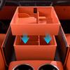 For Li Lixiang L6 L7 L8 L9 Car Armrest Storage Box Center Console Storage Box Automotive Silicone Storage Interior Accessories