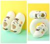 Babu Dou Plush-Lined Non-Slip Toddler Shoes for Boys & Girls, Winter Warmth with Soft Sole.