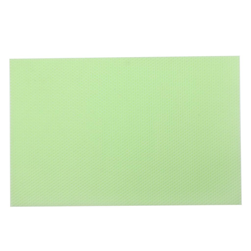4Pcs Refrigerator Pad Reversible Washable Shelf Liner Odor Free Food Safe Anti Oil Anti Stagnant Water Heat Resistant 80C Fridge