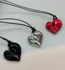 Personality Retro Design Irregularity Heart Pendant Necklace for Women Cute Cool Adjustable Leather Rope Korea Jewelry Y2K Gift
