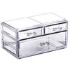 Clear Acrylic Jewelry and Skincare Organizer - Dustproof, Extra Large Storage with Drawers