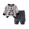 Kids Casual Long-Sleeve Set, Comfortable Daily Wear Outfits