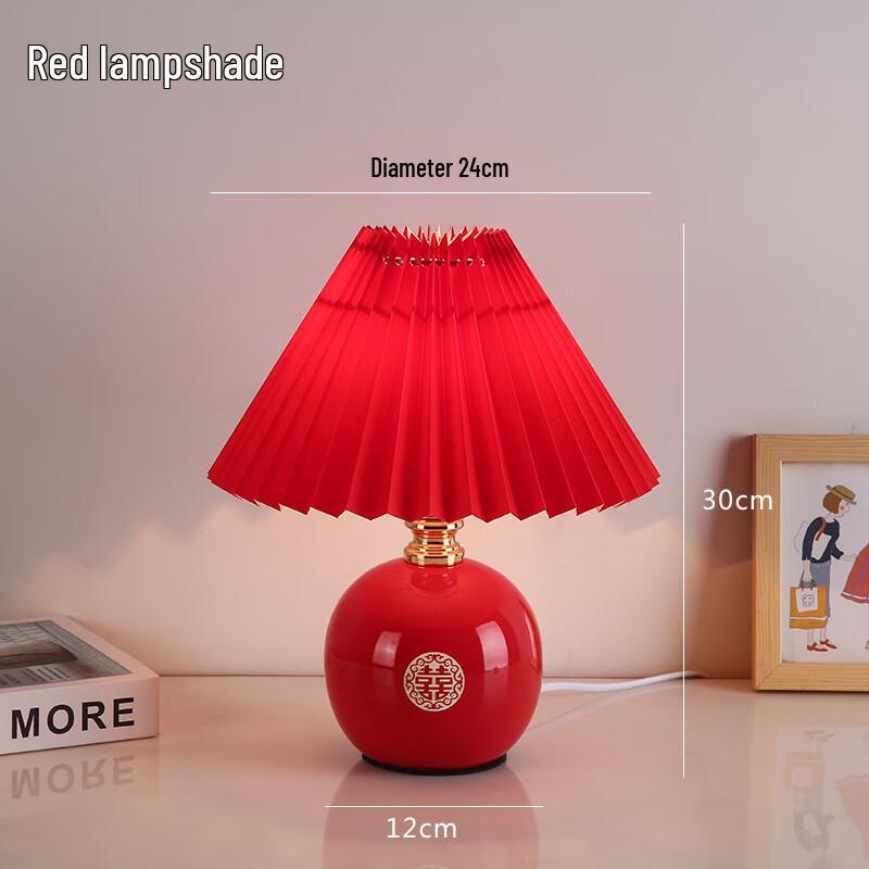 NuFeng Pleated Ceramic USB Desk Lamp