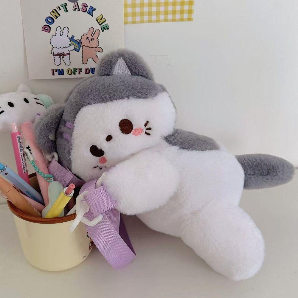 Rabbit Children Backpack Kitten Animal Shoulder Bag Simple Cute Cat Crossbody Bag  Lady
