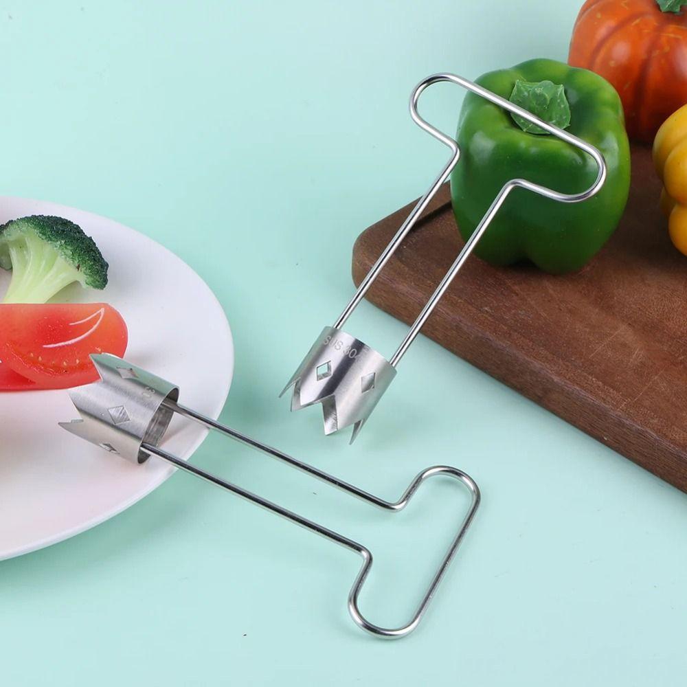 Portable Fruit Corer Extractor Stainless Steel Vegetable Corer Tool  Kitchen Accessories