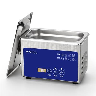 Wwel Ultrasonic Cleaner Compact 0.8l 42khz For Glass Dentures Watch Accessories