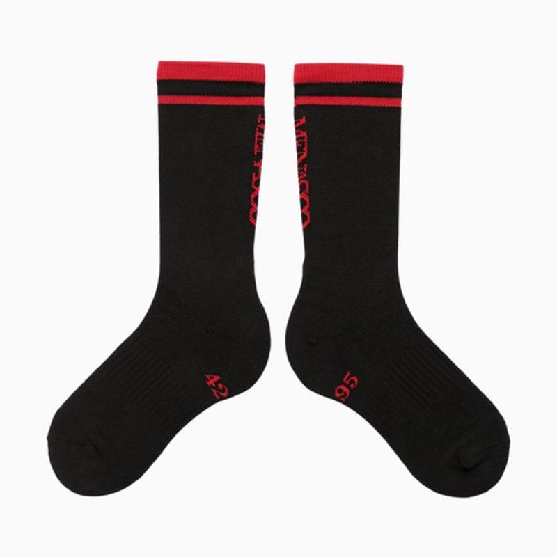 MENASOO RUNNING CREW FLOGGER FIT SOCKS_long_BLACK