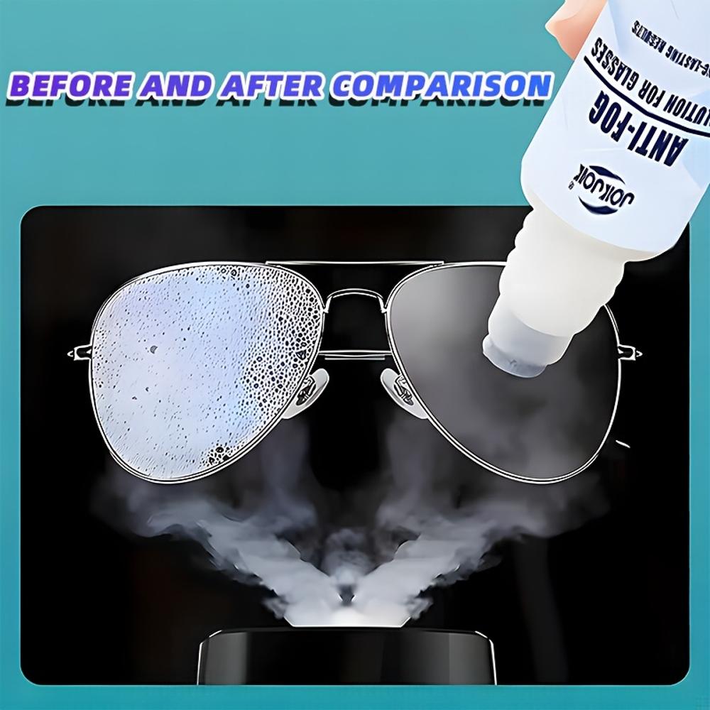 Professional-Grade Lens Defogging Solution - Long-Lasting Anti-Fog, Clear Vision, Suitable for Swimming Glasses, Goggles, Helmet