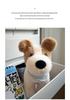 Wirehaired Fox Terrier Plush Toy - Cute Cartoon Dog Doll Companion