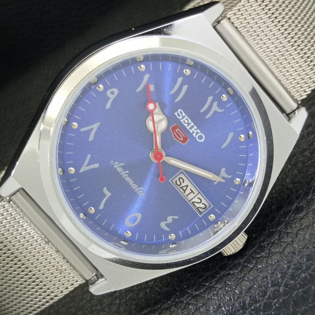 

AUTOMATIC VINTAGE REFURBISHED SEIKO 5 JAPAN 6309A MENS BLUE DIAL WATCH a441326-4 Sk-a441326-1
