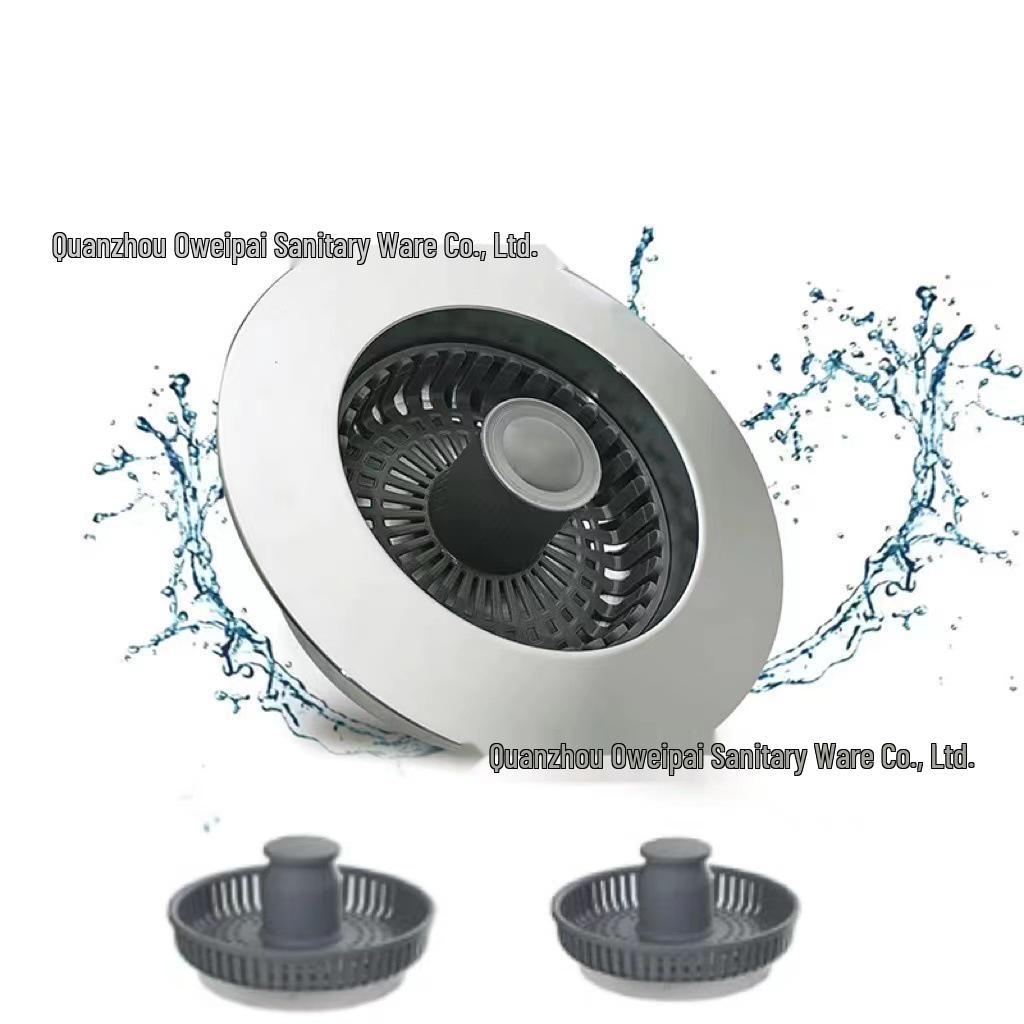 Stainless Steel Pop-up Anti-clog Kitchen Sink Drain Filter & Food Catcher Basket