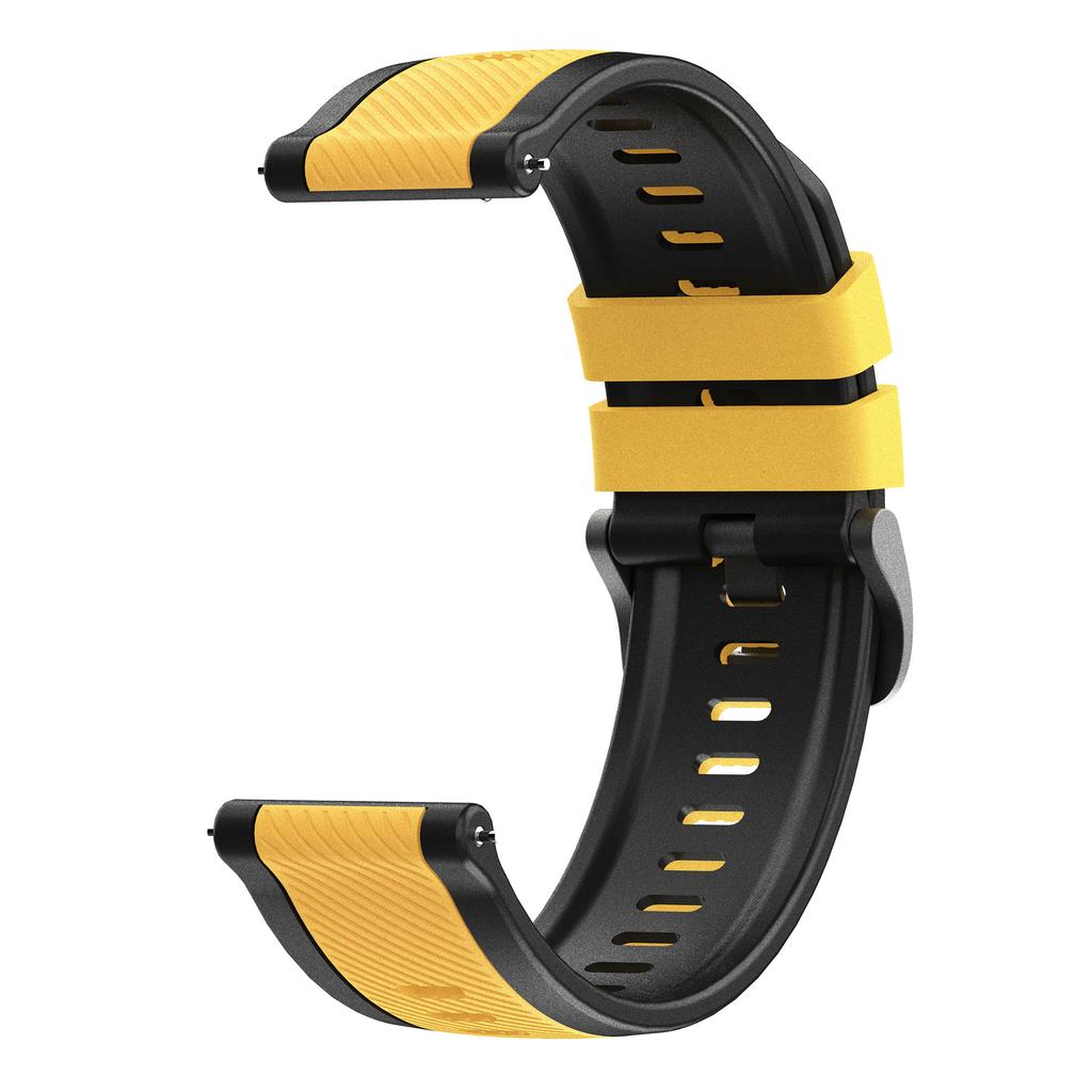 22-мм твіловий ремінець для годинника Huawei Watch GT 6/5/5 Pro/4 46 мм, двоколірний силіконовий ремінець, швидке зняття