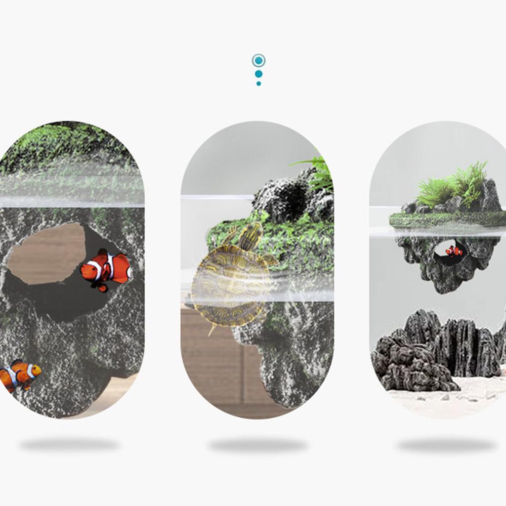 Landscape Hallowed Cave Hideouts Fish Tanks Decorations for Aquariums Terrarium Shrimp Caverns Stone Ornaments