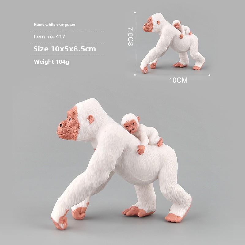 Schimpanse und Gorilla Stehend Zoo Modell Spielzeug