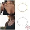 Tone Choker Pendant Necklace Female Clavicle Chain For Women Flat Snake Necklaces Jewelry CollaresTrendy Necklaces