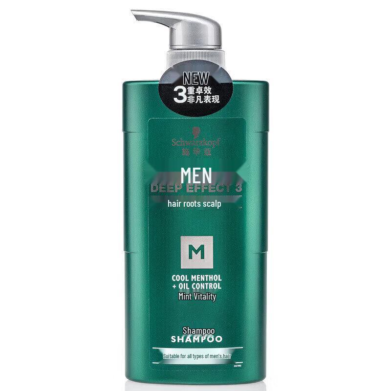 Schwarzkopf Men s Peppermint Refreshing Shampoo