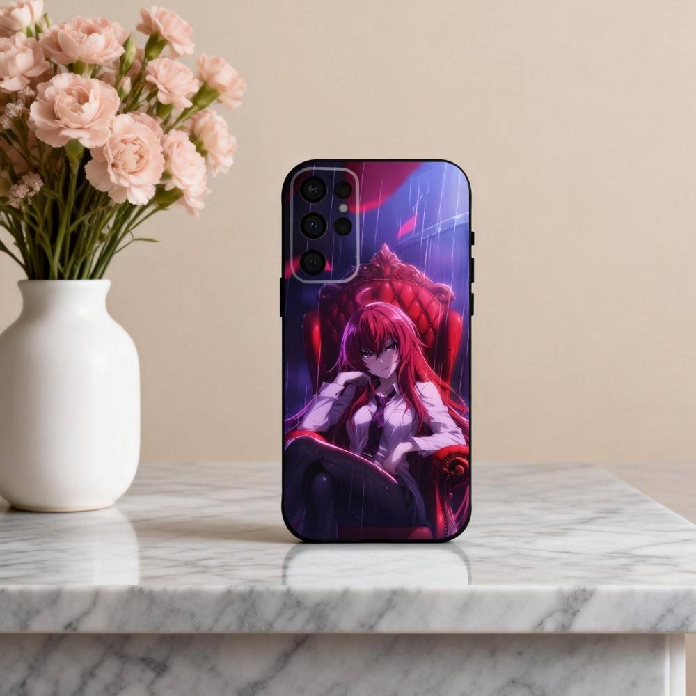 Anime E-Ecchi H-High S-School DxD Phone Case For Samsung S25,S24,S21,S22,S23,S30,Ultra,S20,Plus,Others Soft Black Case
