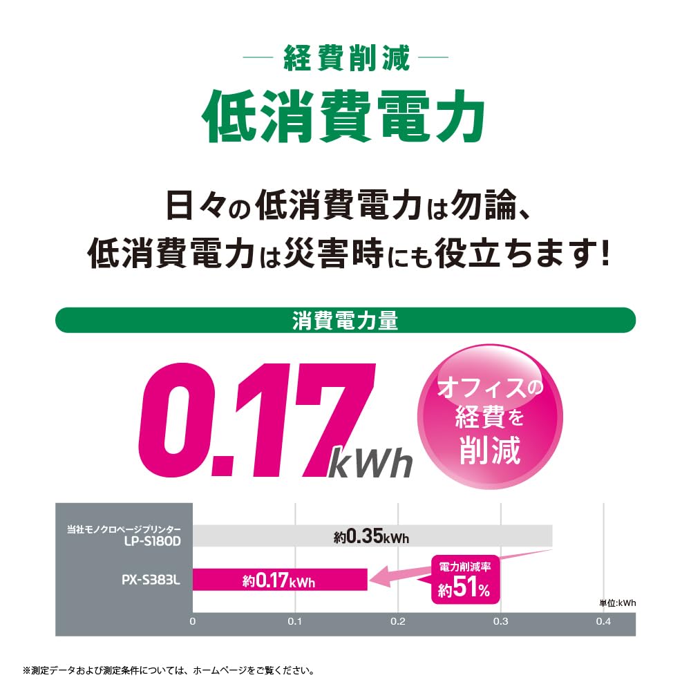 Epson printer A4 monochrome inkjet printer large capacity model without fax function PX-S383L