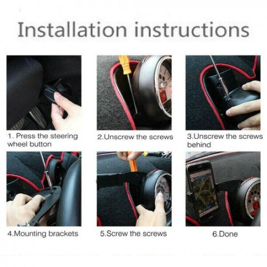 Car Phone Holder For Mini Cooper S ONE Clubman R55 Hatchback R56 Cabrio R57 R58