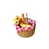1 Set Play Kitchen Food Toy Cute Mini 1/6 Scale Miniature Dollhouse Diy Honey Bread Basket Model For Doll Accessories