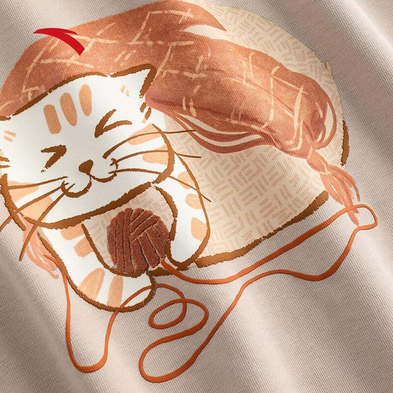 Anta Meow Meow Women's Casual Pullover Sweatshirt