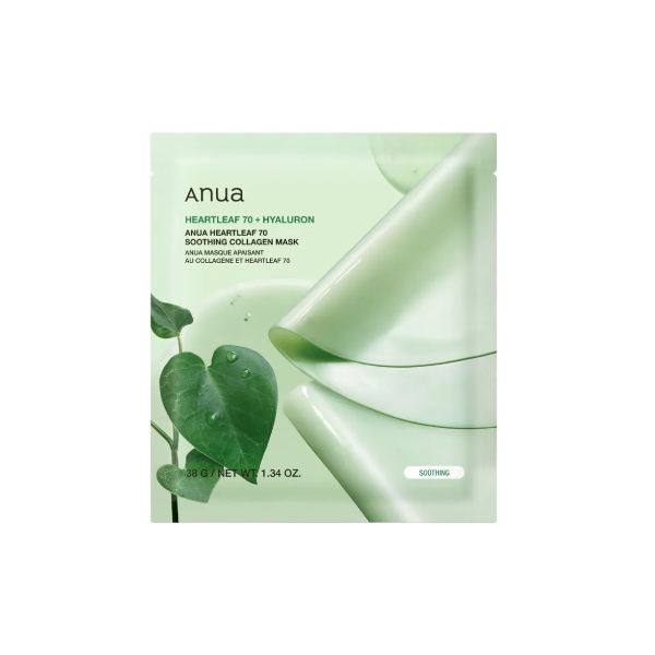 

Anua Heartleaf 70 Soothing Collagen Mask 4sheets