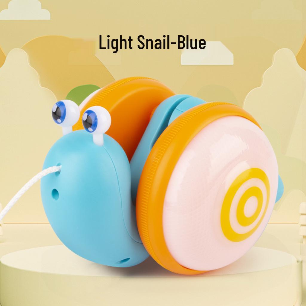 **Free Shipping: Popular Musical Snail Baby Walker & Crawler Toy with Pull Leash**