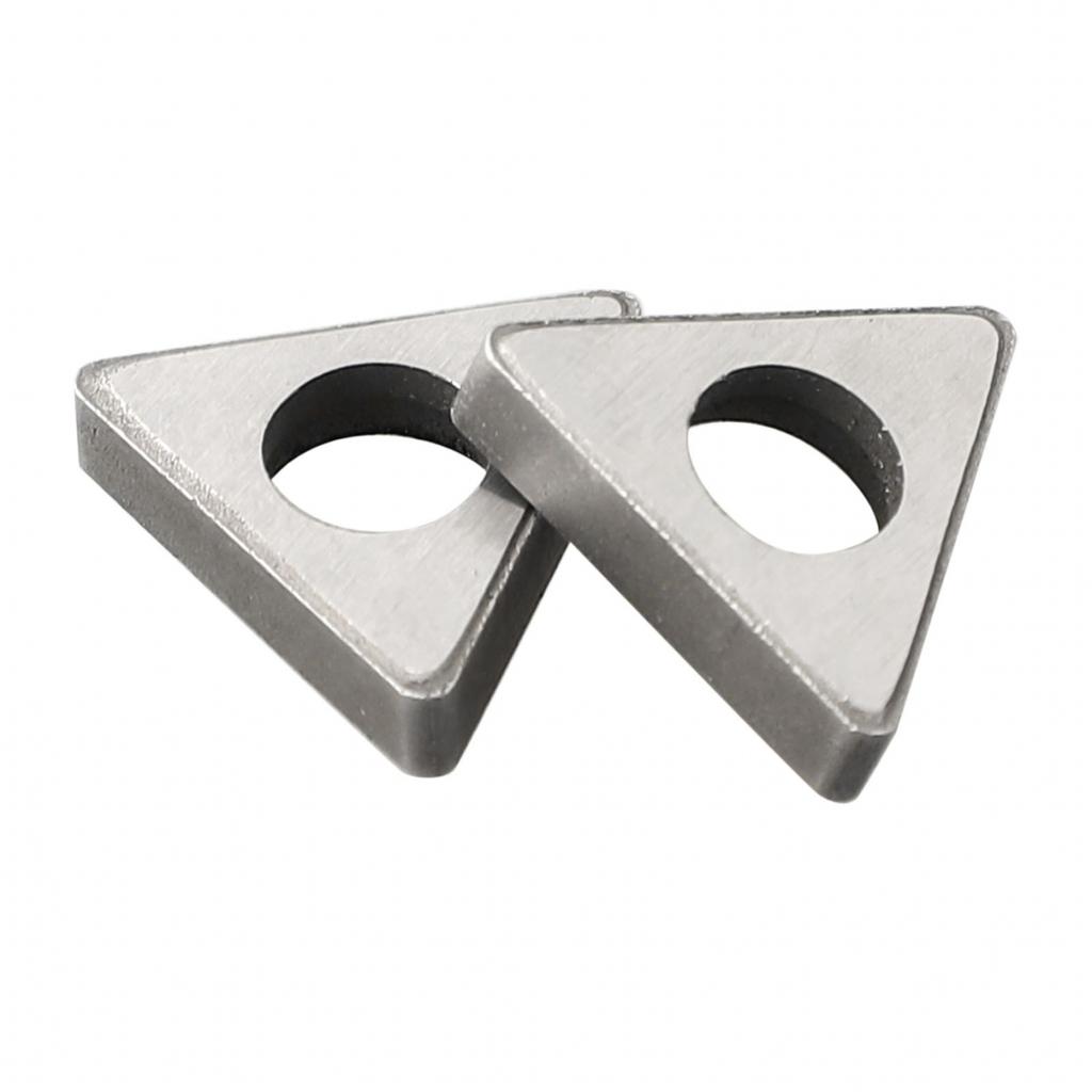 Industrial CNC Carbide Tips Inserts Silver Tungsten Steel Turning Tool