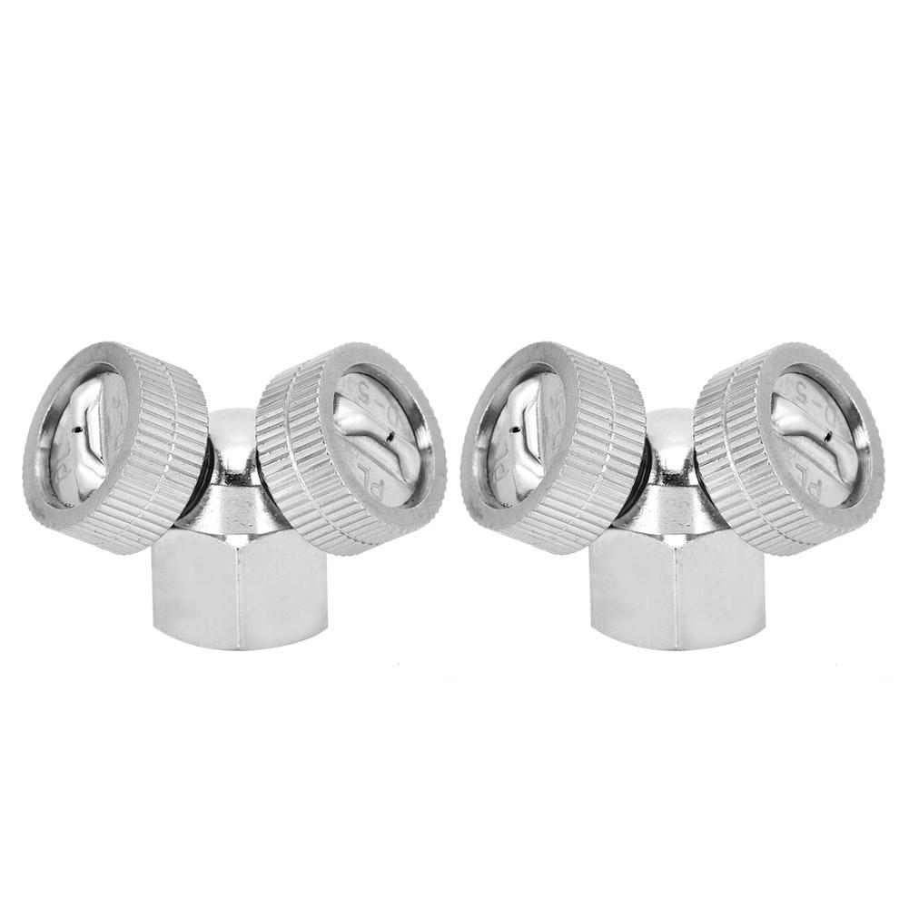 G3 8in Female Thread Stainless Steel 2 Head Garden Sprinklers Agricultural Irrigation Spray Head