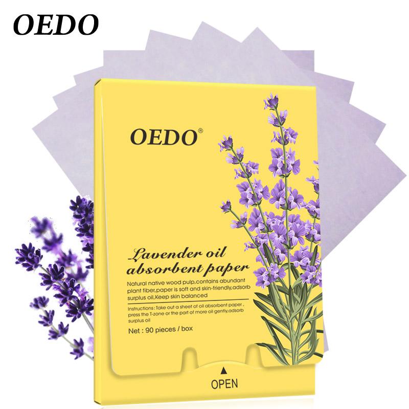 

OEDO 90 шт./кор. бумажные листы, впитывающие лавандовое масло. Уход за лицом. Ремонт. Уход за кожей. Уменьшение жирности. Сохранение чистоты лица. Лечение прыщей. Отбеливание. Контроль жирности. 1pcs