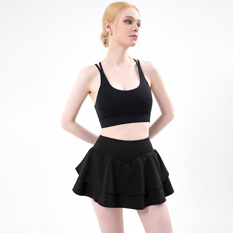 Tennis Skirts Women Sports Golf Pleated Skirt Fitness Shorts Athletic Quick Dry Running Short Sport Skort