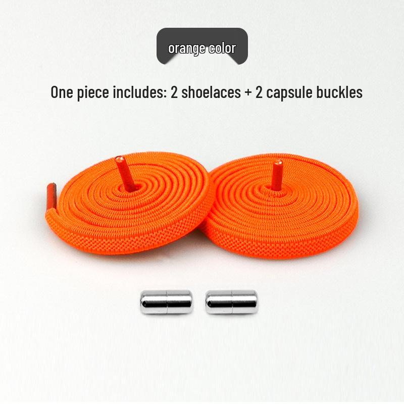 Creative No-Tie Shoelaces: Elastic Laces with Metal Buckle for Kids & Adults