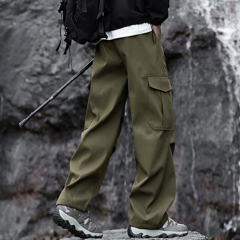 JEEP SPIRIT Men's Outdoor Straight-Leg Cargo Pants
