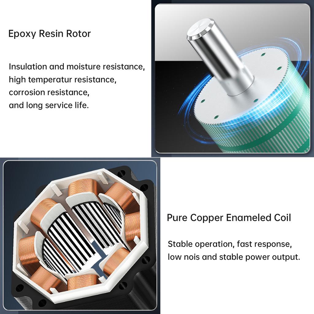 Nema 17 Schrittmotor 60mm 2A 85Ncm Drehmoment 1,8 Grad 4-Draht Bipolar Schwerlast CNC 3D-Drucker Upgrade Inklusive Kabel Halterung