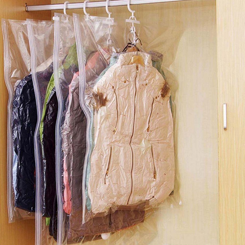 Space Jacket Clothing Storage Bag Foldable Clothes Vacuum Compression Bag Clothing Dustproof Cover