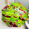 Happy Tree Friends1 Print Automatic Umbrella, 8 Rib Iron Frame, Plastic Handle, Suitable for Outdoor Travel &Daily , Ideal Gift