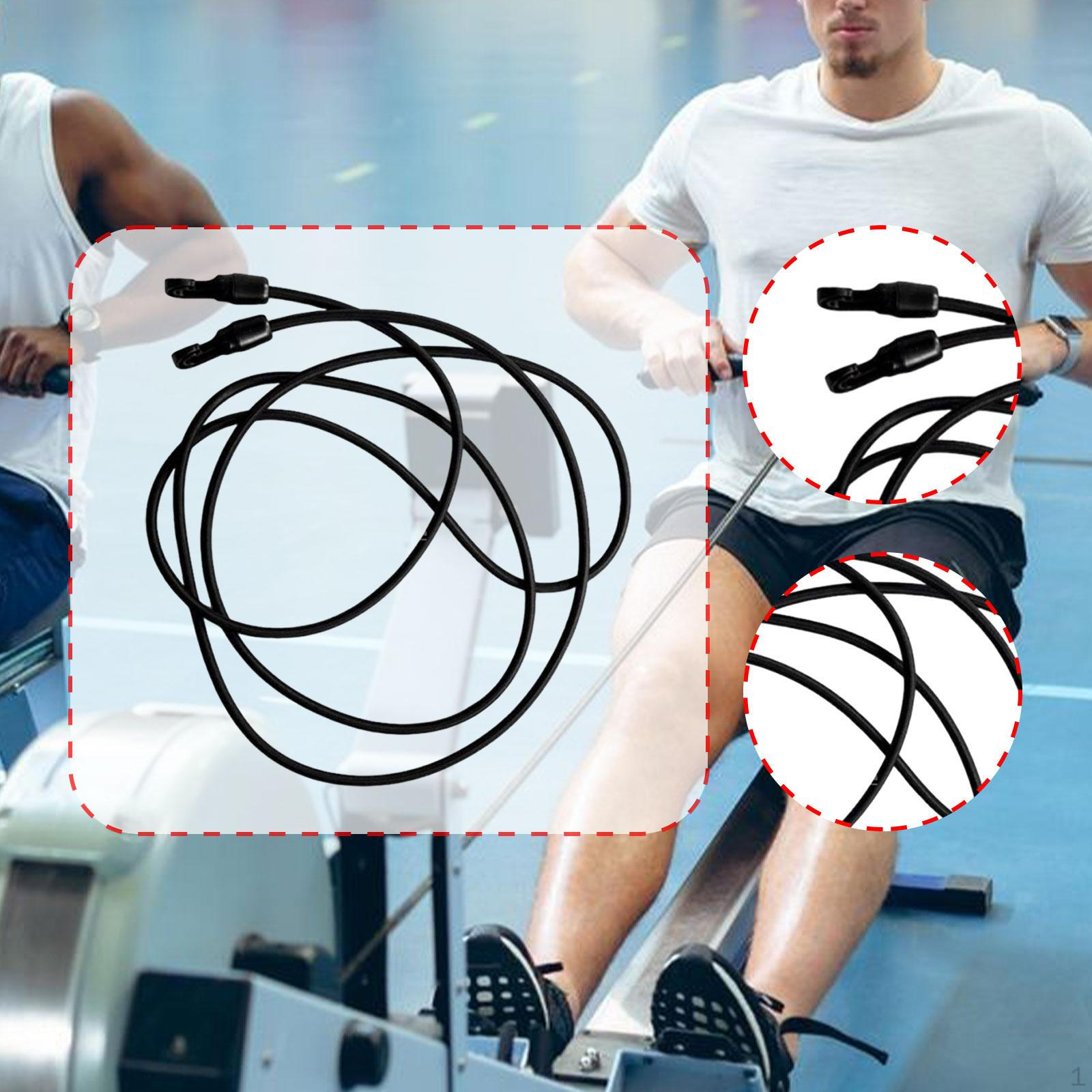 

Rowing Machine Pull Belt,Elastic Rope,Replacement,Training Length 4M Fitness Home Gym for Body