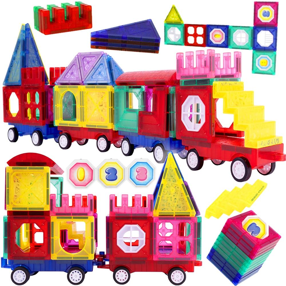 Magnetic Educational 3D Creative Blocks 72 Pieces