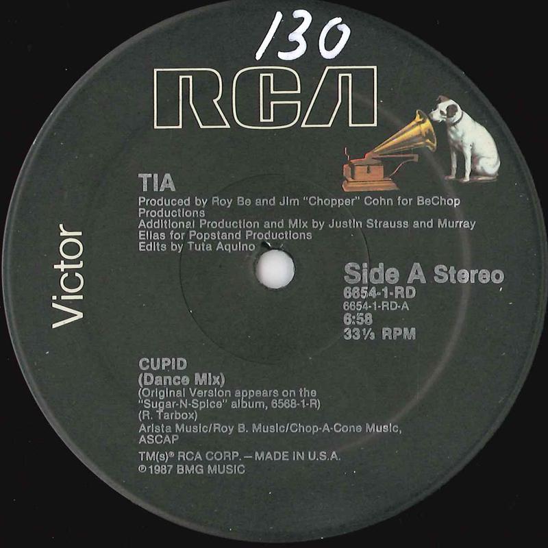 

12inch Record TIA - Cupid 66541RD RCA 1987 US Dance & Electronica Used
