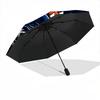 1pc Alligator Waves Automatic Open/Close Umbrella Compact Folding Umbrella, All-Season Portable Umbrella for Women/Men F1124008