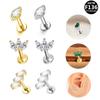 Titanium Fashion F136 Cross-Border Stud Earring & Lip Ring Jewelry
