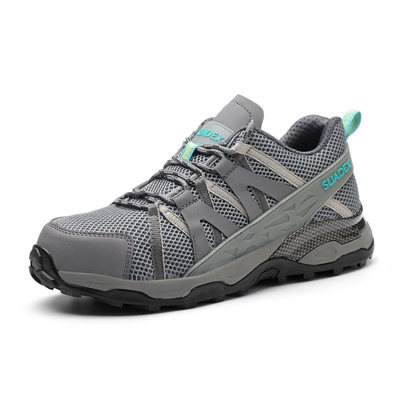 Scarpe Antinfortunistiche da Lavoro Uomo Punta in Acciaio Antischiacciamento, Antiperforazione e Resistenti all'Usura Scarpe Protettive per Cantiere