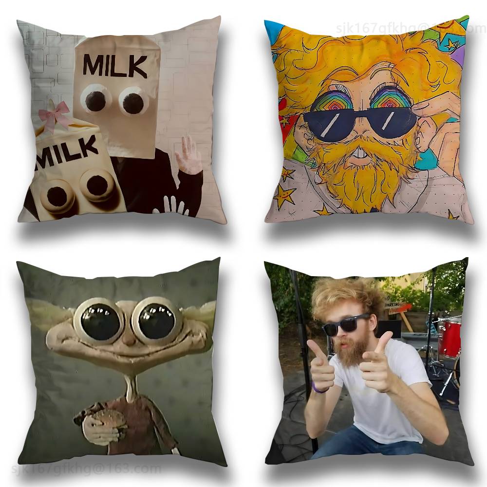 Jack Stauber Album Pillow Case Pillow Case Living Room Sofa Cushion Cover Suitable For Home Bedroom Room Decoration