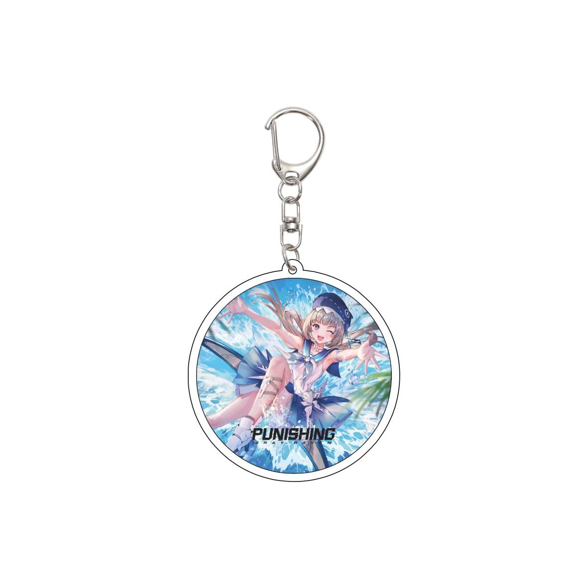 

55MM Anime GRAY RAVEN PUNISHING Keychain Nanami Key Chain Acrylic Model Plate Christmas Gifts 55mm
