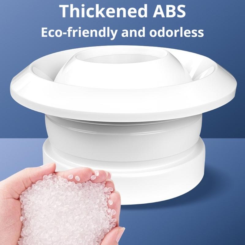 ABS Ball Outlet Diffuser with Round Collar and 360 Degree Air Direction Simple Installation for Duct or Wall Outlet Installation Use